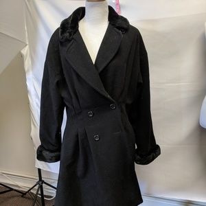 Black metropolitan size 12 thick jacket